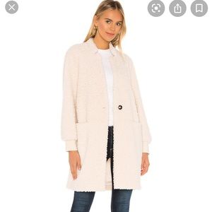 Sundry notch collar Sherpa Coat